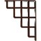 Ekena Millwork Diane Wrought Iron Bracket, (Triple center brace), Antiqued Copper 2"W x 7 1/2"D x 10"H BKTM02X07X10TDIACO - alternate 6